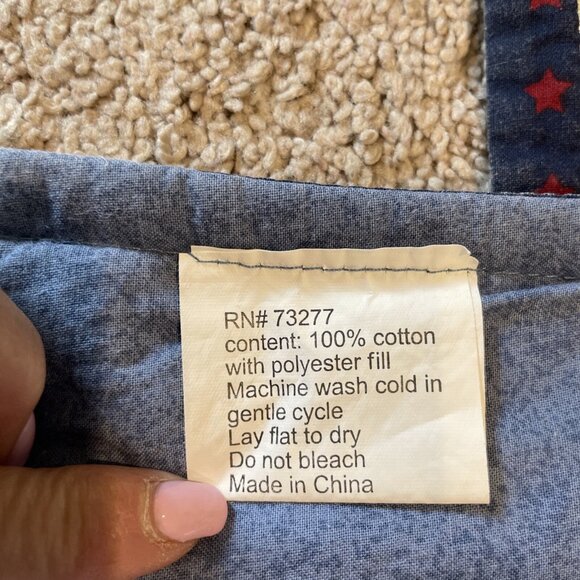 Patriotic  Quilted Placemats Multicolor Americana Fourth of July Summer Set of 4 - Picture 10 of 10